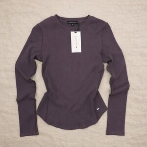 Thrive Societe purple long sleeve top Size XS